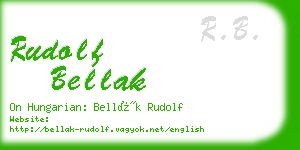 rudolf bellak business card